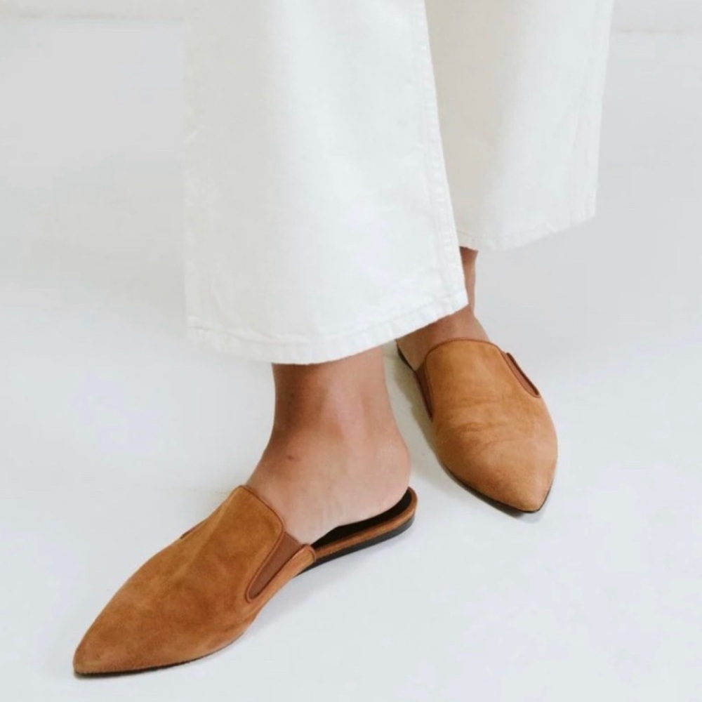 Jenni Kayne | Suede Mule in Saddle